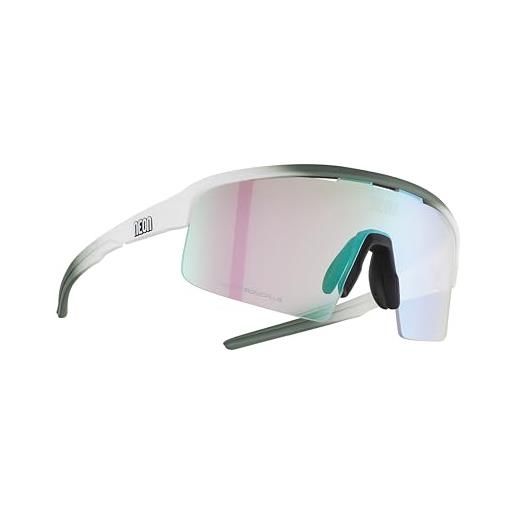 Neon occhiali da sole donna arrow 2.0 - salvia/white matt, phototronic plus green