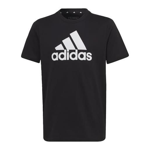 Adidas bl t-shirt nero/bianco 164