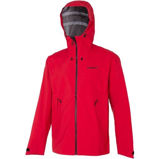 Trangoworld highgate 3l full zip rain jacket rosso l uomo