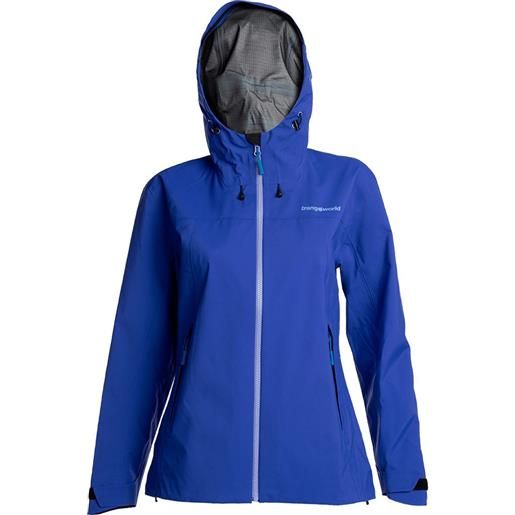 Trangoworld highgate 3l full zip rain jacket blu l donna