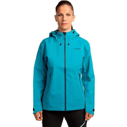 Trangoworld highgate 3l full zip rain jacket blu m donna
