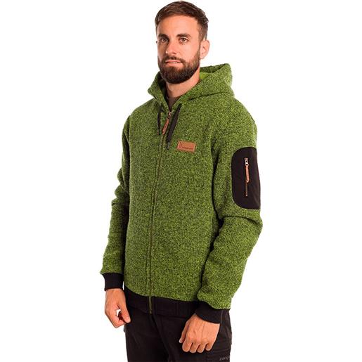 Trangoworld tindaya jacket verde l uomo