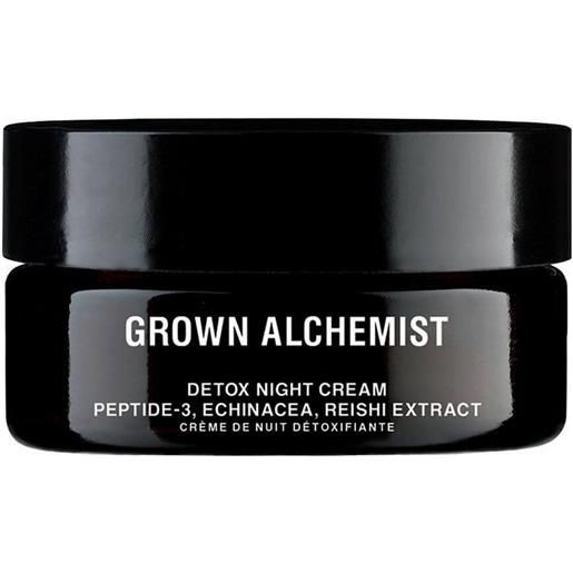 Grown Alchemist crema viso disintossicante da notte peptide-3, echinacea, reishi extract (detox facial night cream) 40 ml