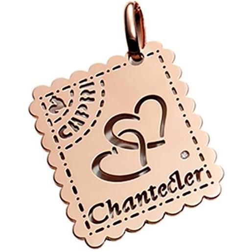 CHANTECLER ciondolo chanteclerlove letter oro rosa