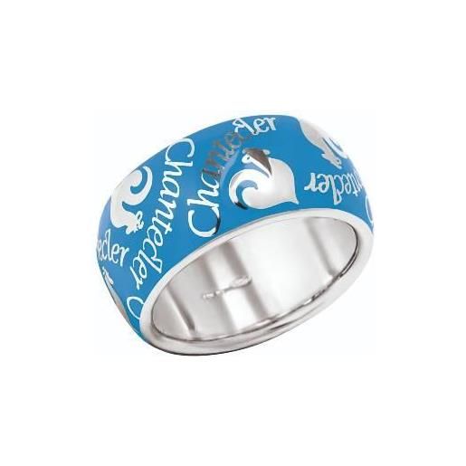 CHANTECLER anello et voilà in argento azzurro