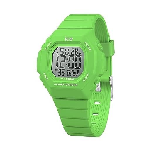 Ice-watch - ice digit ultra green - orologio verde da bambini (unisex) con cinturino in plastica - 022097 (small)