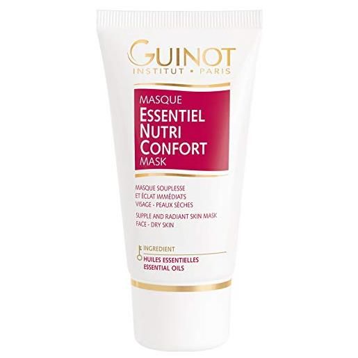 Guinot masque essentiel nutrition confort, maschera facciale comfort istantaneo, pelle secca, 50 ml