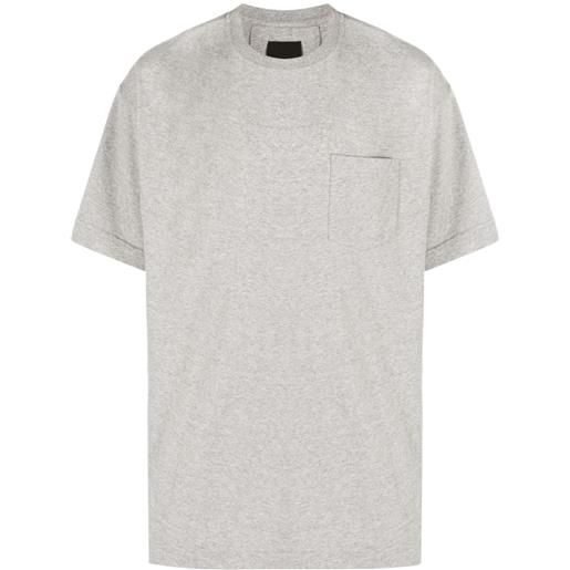 Givenchy t-shirt con logo 4g - grigio