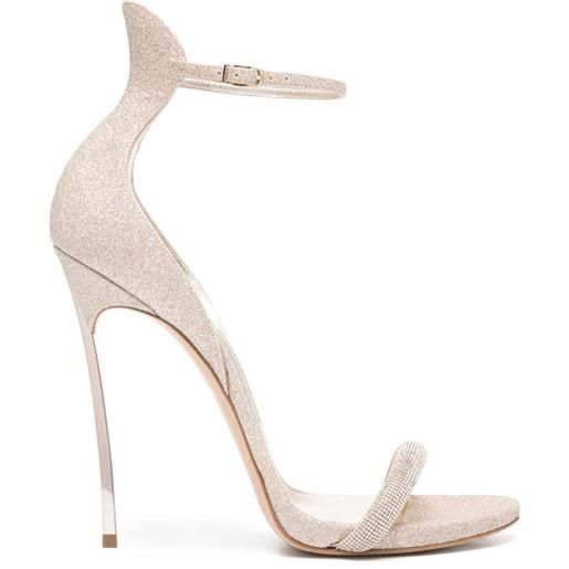 Casadei sandali cappa blade jasmine 100mm - oro