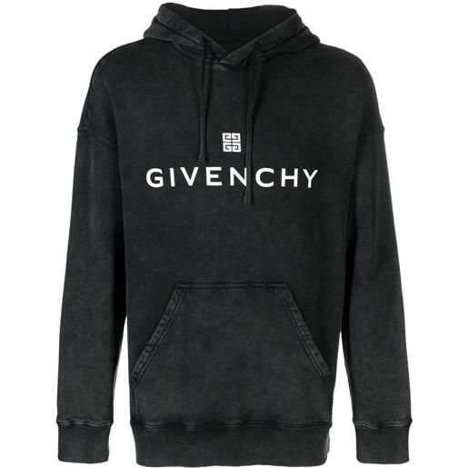 Givenchy felpa con cappuccio - grigio