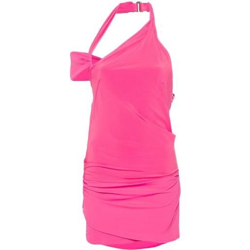 Nike abito corto asimmetrico x jacquemus - rosa