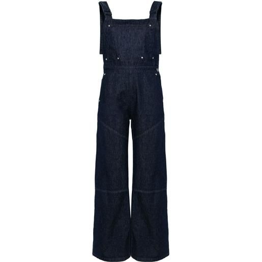 Jade Cropper salopette denim - blu