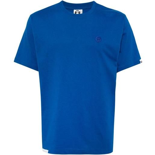 AAPE BY *A BATHING APE® t-shirt con ricamo - blu