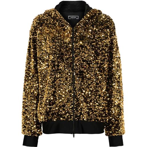 STYLAND giacca con paillettes - oro