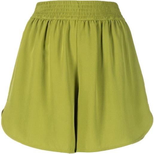PAULA shorts con vita elasticizzata - verde