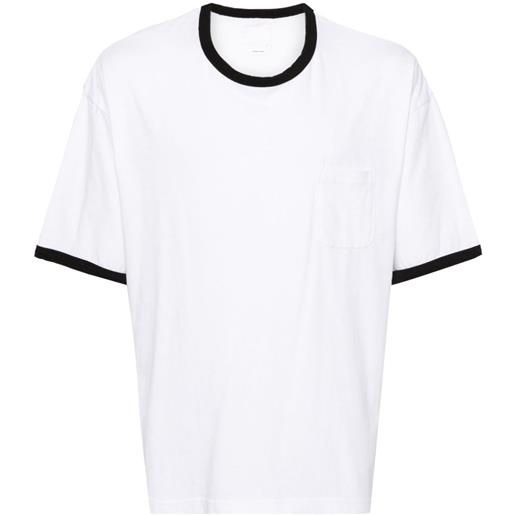 visvim t-shirt amplus ringer - bianco
