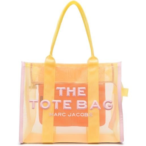 Marc Jacobs borsa tote traveler trasparente - giallo
