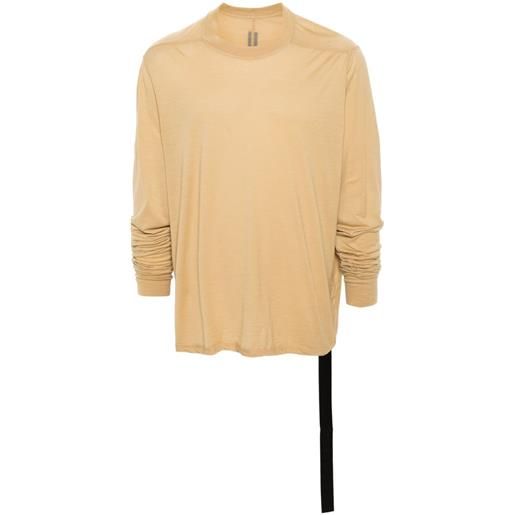 Rick Owens DRKSHDW t-shirt a maniche lunghe - giallo