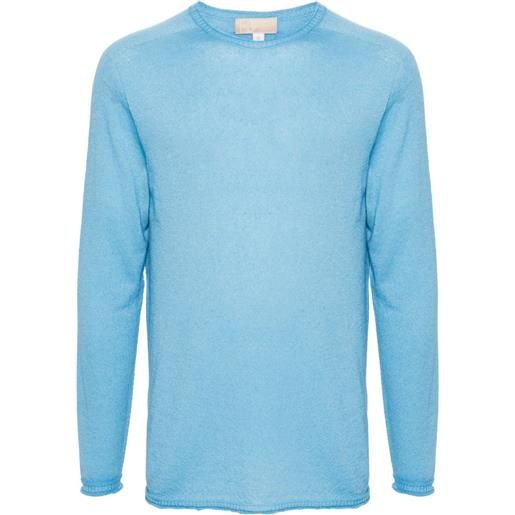 120% Lino maglione in cashmere - blu