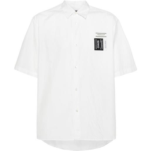 Undercover camicia con applicazione - bianco