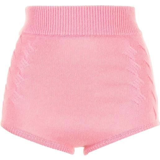 Cashmere In Love shorts mimie a vita alta - rosa