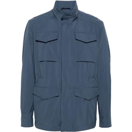 Paul & Shark giacca impermeabile con cappuccio - blu