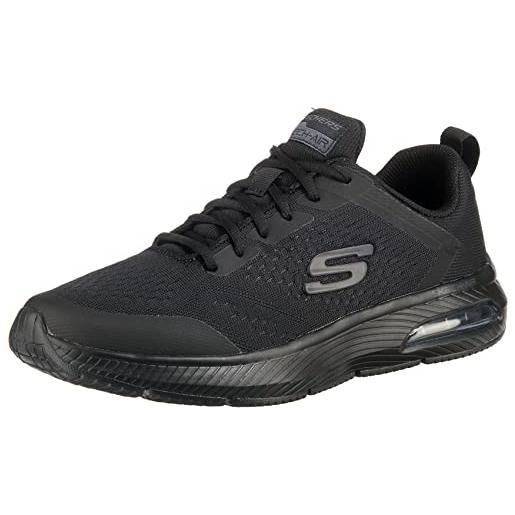 Skechers 52559-bbk_43, scarpe da ginnastica basse uomo, nero, 43 eu