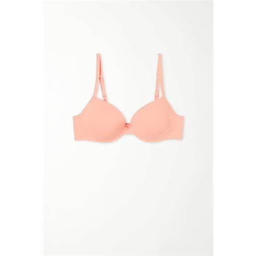 Tezenis reggiseno push-up in microfibra athens donna rosa chiaro