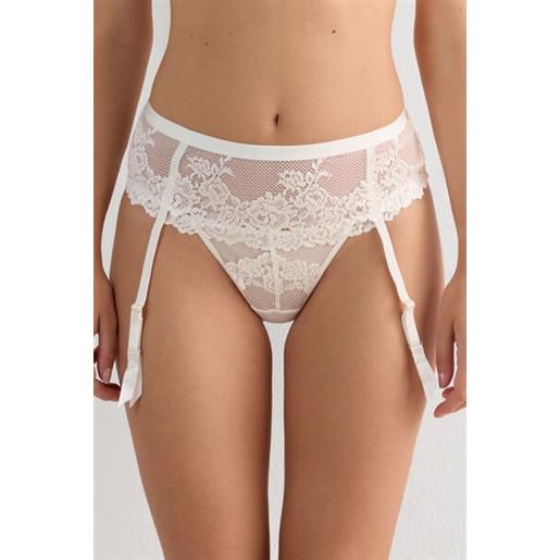 Intimissimi reggicalze pretty flowers avorio