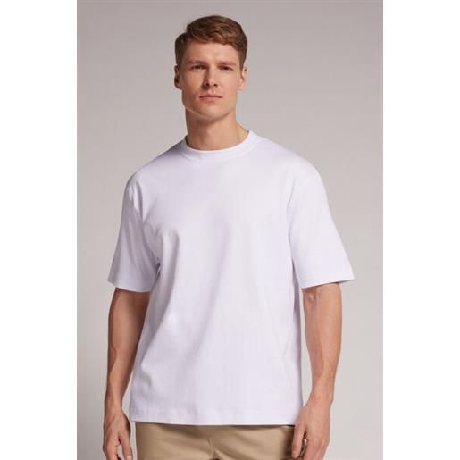 Intimissimi t-shirt over in cotone interlock bianco