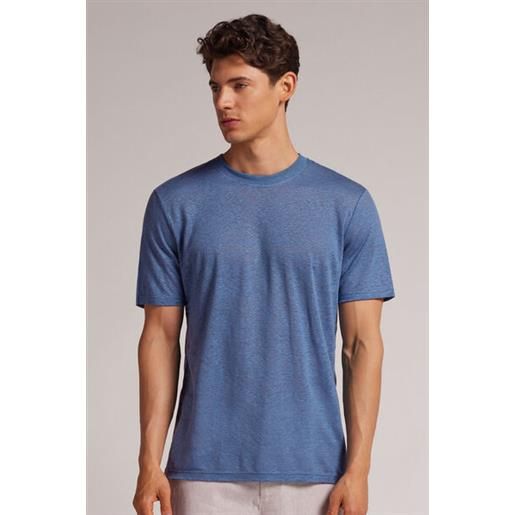 Intimissimi t-shirt in lino azzurro