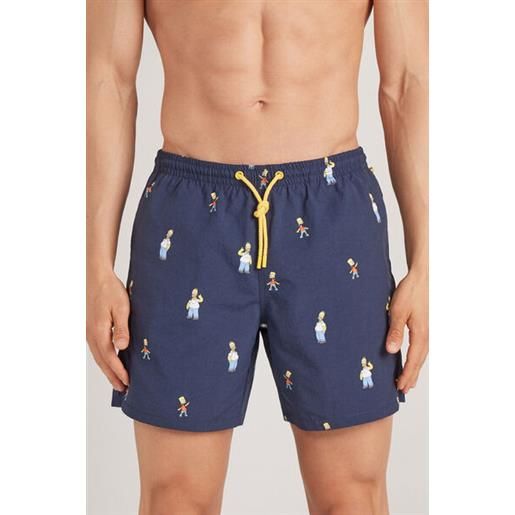 Intimissimi costume boxer mare stampa the simpsons blu