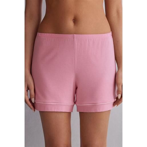 Intimissimi pantaloncino in modal con profili a contrasto rosa