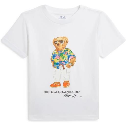 RALPH LAUREN KIDS maglietta polo bear in jersey