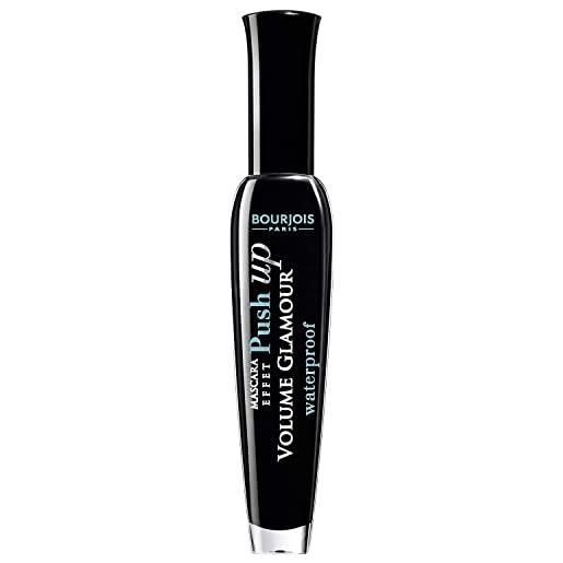 Bourjois - volume glamour effet push up - mascara volumizzante a lunga durata resistente all'acqua - 71 waterproof black - 7 ml