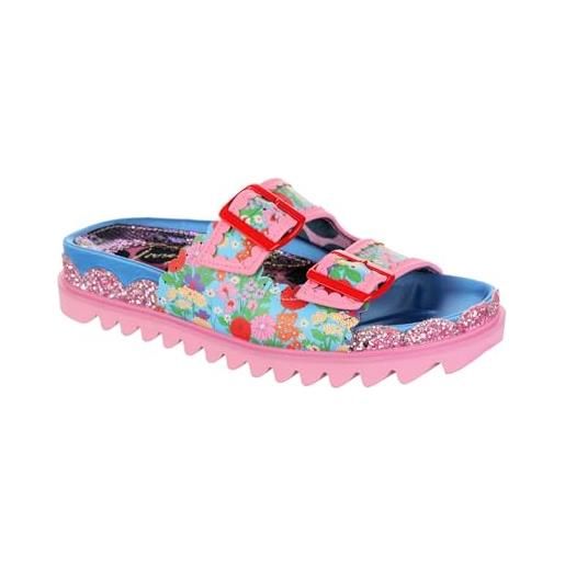 Irregular Choice giardino gander, scarpe décolleté donna, nero, 39 eu