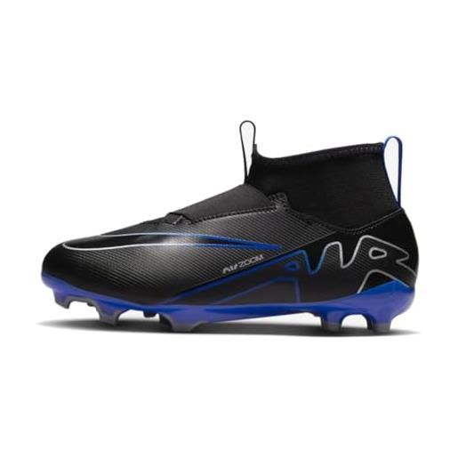 Nike jr zoom superfly 9 academy ag, scarpe da calcio, lemonade black, 37.5 eu