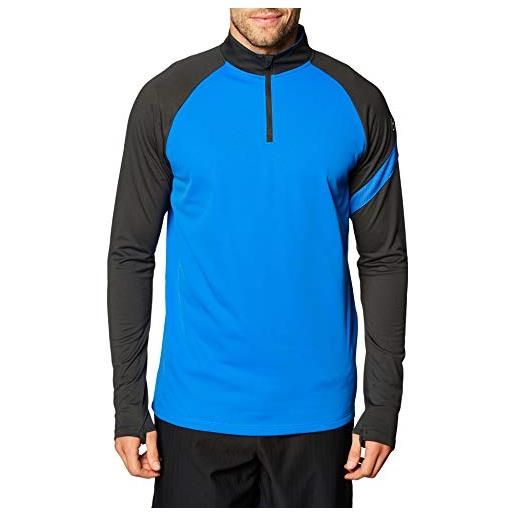 Nike dri-fit academy pro, maglia a manica lunga con zip uomo, foto blu/antracite/foto blu/bianco, xl