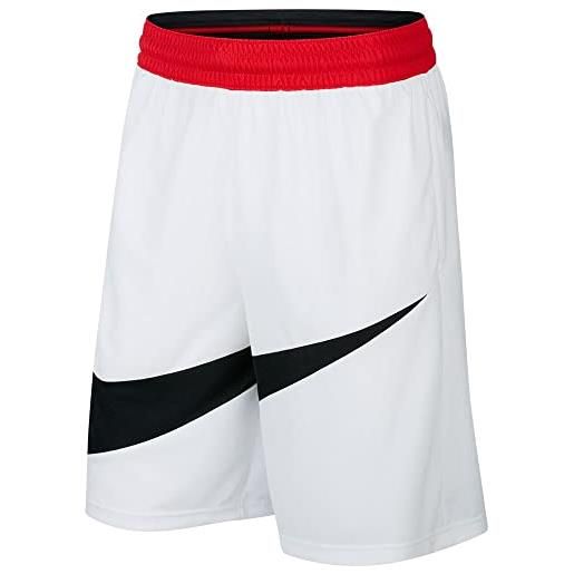 Nike pro dri-fit hbr shorts, pantaloni uomo, black/(white), s-m