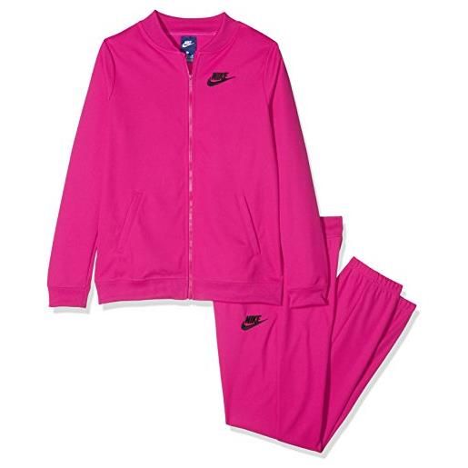 Nike g nsw trk tricot, tuta donna, active pink/active pink/black, s