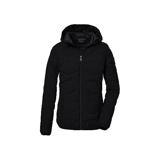 G.I.G.A. DX donna giacca funzionale in look piumino con cappuccio/giacca da esterno gw 21 wmn qltd jckt, black, 42, 39845-000