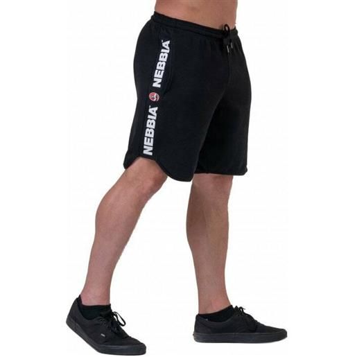 Nebbia legend approved shorts black l pantaloni fitness