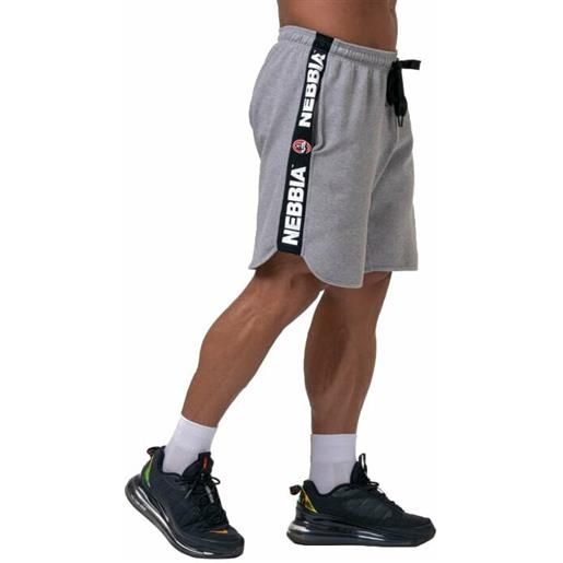 Nebbia legend approved shorts light grey 2xl pantaloni fitness