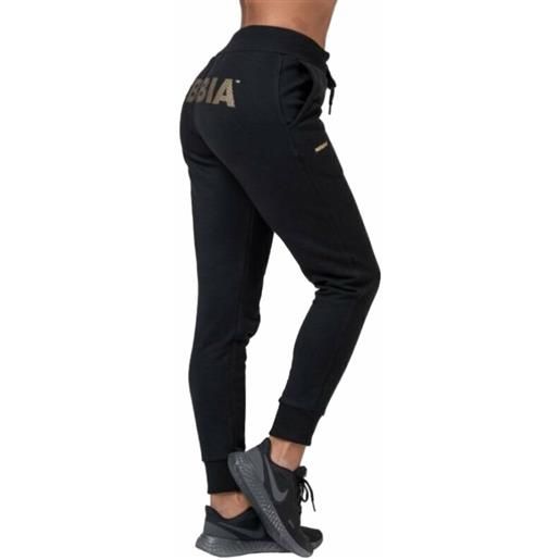 Nebbia gold classic sweatpants black xs pantaloni fitness