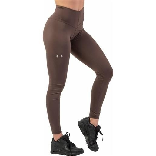 Nebbia classic high-waist performance leggings brown l pantaloni fitness