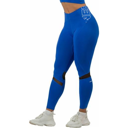 Nebbia fit activewear high-waist leggings blue s pantaloni fitness