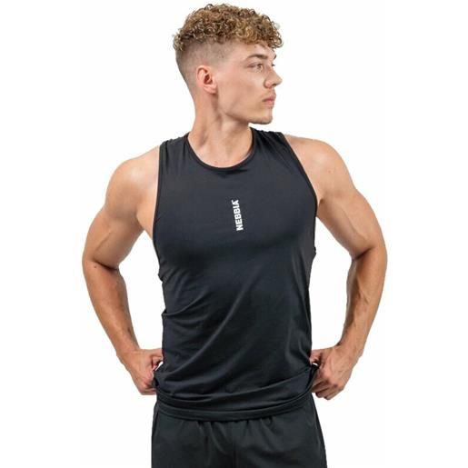 Nebbia active tank top dynamic black xl maglietta fitness