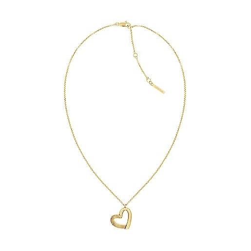 Calvin Klein collana da donna collezione minimalistic hearts oro giallo - 35000385