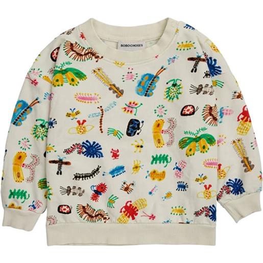 Bobo Choses baby funny insect all over sweatshirt