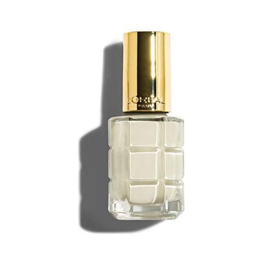 L'Oréal Paris color riche colore ad olio smalto per unghie, arricchito da olii preziosi, 112 blanc de lune